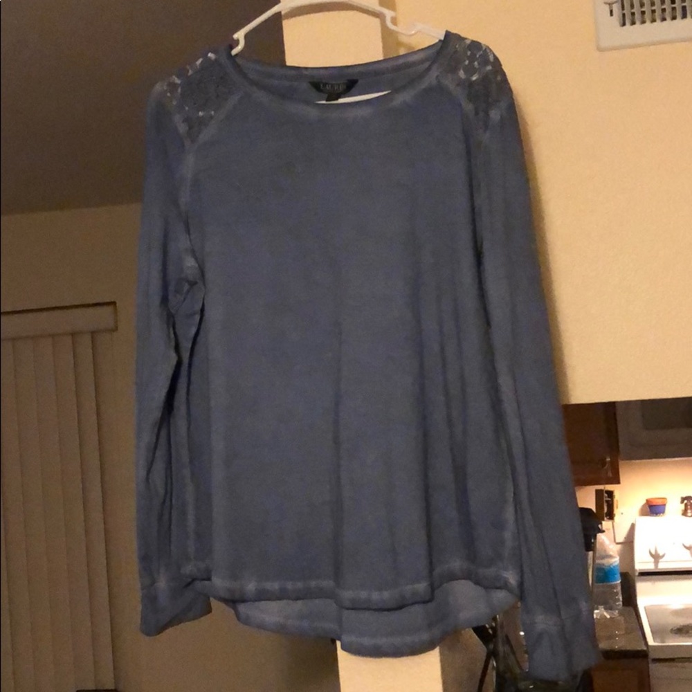 Women’s blue shirt